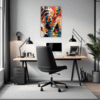 Abstract Color Smudge Office Demo