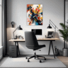 Abstract Color Smudge Office Demo