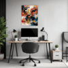 Abstract Color Smudge Office Demo