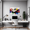 Abstract Color Splash Office Demo