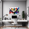 Abstract Color Splash Office Demo