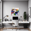 Abstract Color Splash Office Demo