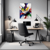 Abstract Color Splash Office Demo