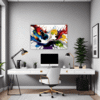 Abstract Color Splash Office Demo
