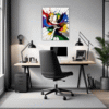 Abstract Color Splash Office Demo