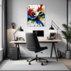 Abstract Color Splash Office Demo