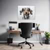Abstract Dachshund Artwork Office Demo