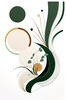 Abstract Floral Symphony Botanical Nature Art Print