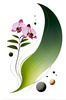 Abstract Floral Symphony Botanical Nature Art Print
