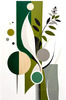 Abstract Floral Symphony Botanical Nature Art Print