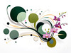 Abstract Floral Symphony Botanical Nature Art Print