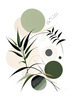 Abstract Floral Symphony Botanical Nature Art Print