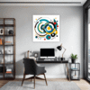 Abstract Geometric Artwork Office Demo