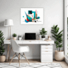 Abstract Geometric Artwork Office Demo