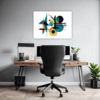 Abstract Geometric Artwork Office Demo