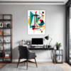 Abstract Geometric Artwork Office Demo