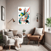 Abstract Geometric Artwork Office Demo