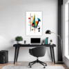 Abstract Geometric Artwork Office Demo