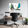 Abstract Geometric Artwork Office Demo