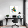 Abstract Geometric Artwork Office Demo