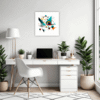Abstract Geometric Artwork Office Demo