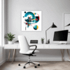 Abstract Geometric Artwork Office Demo