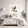 Abstract Geometric Fluidity Bedroom Demo