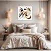 Abstract Geometric Fluidity Bedroom Demo