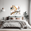 Abstract Geometric Fluidity Bedroom Demo