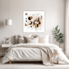 Abstract Geometric Fluidity Bedroom Demo