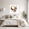 Abstract Geometric Fluidity Bedroom Demo