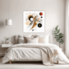 Abstract Geometric Fluidity Bedroom Demo