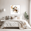 Abstract Geometric Fluidity Bedroom Demo