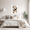 Abstract Geometric Fluidity Bedroom Demo