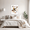 Abstract Geometric Fluidity Bedroom Demo