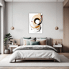Abstract Geometric Fluidity Bedroom Demo
