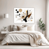 Abstract Geometric Fluidity Bedroom Demo