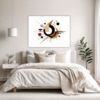 Abstract Geometric Fluidity Bedroom Demo