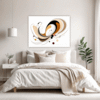 Abstract Geometric Fluidity Bedroom Demo