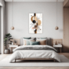 Abstract Geometric Fluidity Bedroom Demo
