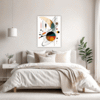 Abstract Geometric Fluidity Bedroom Demo