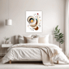 Abstract Geometric Fluidity Bedroom Demo