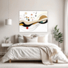 Abstract Geometric Fluidity Bedroom Demo