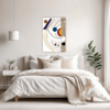 Abstract Geometric Fluidity Bedroom Demo