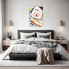 Abstract Geometric Fluidity Bedroom Demo