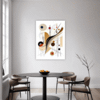 Abstract Geometric Fluidity Dining Room Demo