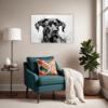Abstract Great Dane Art Living Room Demo
