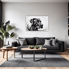 Abstract Great Dane Art Living Room Demo