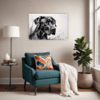Abstract Great Dane Art Living Room Demo