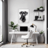 Abstract Great Dane Art Office Demo